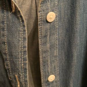 Petite Gap Denim Shirt 100% cotton
